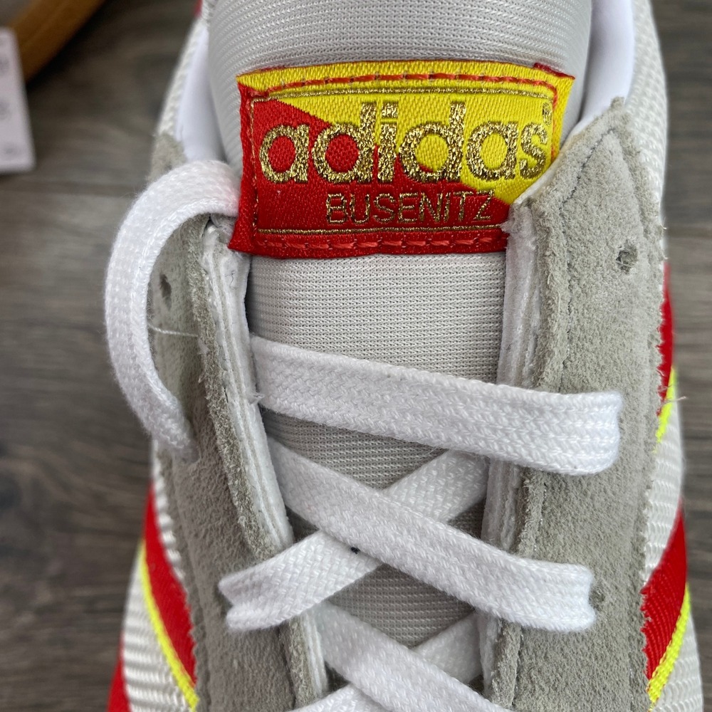 Adidas Busenitz Vintage Men's Size 13 Casual Skateboarding Shoes Grey Red Yellow - Picture 2 of 16